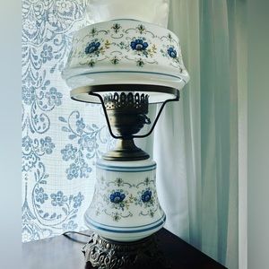 1973 Quoizel Lamp Abigail Adams Blue